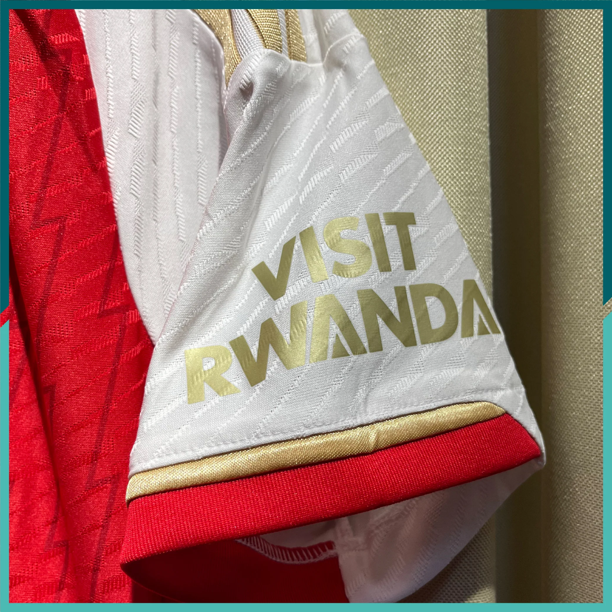 [連熨字、臂章] 球員版 2023-24 阿仙奴主場球衣（初期錯版生產） - Image 4